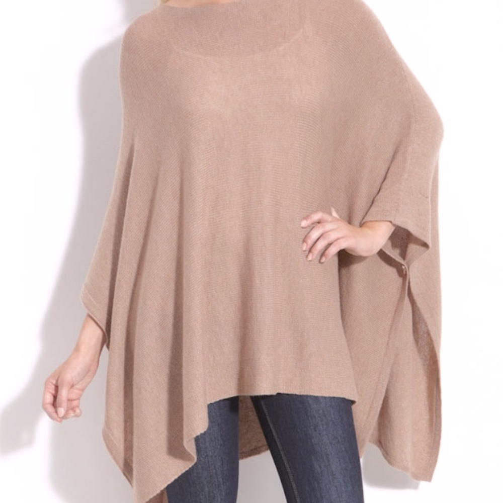 REMAIN Pullover Poncho Knit Sweater